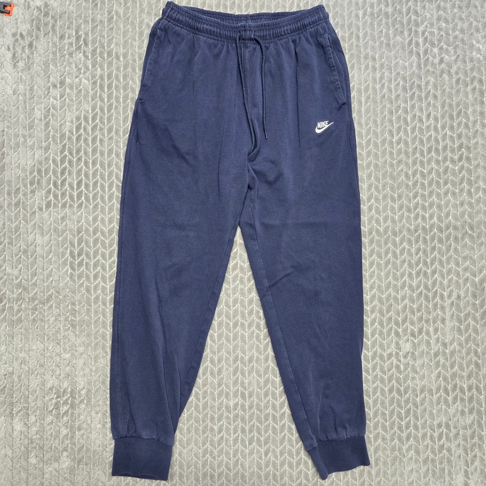 Nike Mens Sportswear Club Knit Fleece Joggers Navy Blue FQ4330-451 Medium